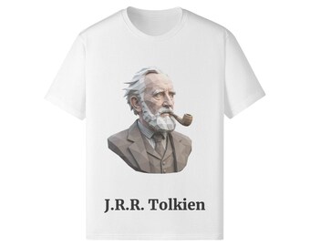 Low polygon Tolkien likeness bust tee