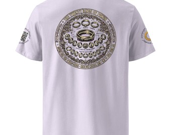 AR Live Rings of Power Graphic Unisex Organic Cotton Creator 2.0 T-Shirt