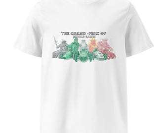 Middle Earth Legends Motor Racing Unisex Organic Cotton Creator 2.0 T-Shirt