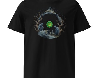 Haunted Portal T-Shirt | Halloween Fantasy Graphic Tee (Badge Compatible)