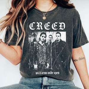 Creed Metal T-Shirt, Retro Creed Band Shirt, Creed Band Fan Shirt, Creed 2024 Tour Shirt, Rock Band Creed Graphic Shirt, Creed Concert Shirt