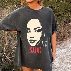 Retro Sade Shirt, Vintage Sade Adu Shirt, Sade Fan Gift Shirt, Sade Tour Shirt, Sade World Tour, Sade shirt Sade Rap Hip Hop 90 Vintage tee