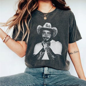 Post Malone Shirt, Cowboy Post Shirt, Country Shirt, Western Graphic Tee, Concert Shirt, Festival Shirt, Had Some Help Shirt, Posty Tee