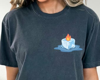 Comfort Colors® Protest T-Shirt, Oversize Subtle Anti ICE Unisex Tee, Ice Melting Pocket Shirt