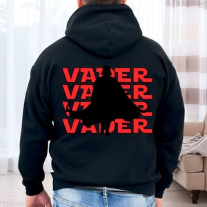 Star Wars Hoodie, Darth Vader Back Hoodie, Disney Trip Sweatshirts, Back Design Hoody, Aesthetic Darth Vader Hoodie, Star Wars Lover Shirt