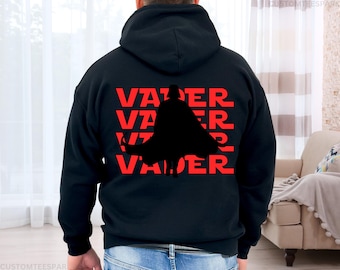 Star Wars Hoodie, Darth Vader Back Hoodie, Disney Trip Sweatshirts, Back Design Hoody, Aesthetic Darth Vader Hoodie, Star Wars Lover Shirt