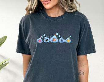 Comfort Colors® Finding Nemo and Friends Shirt, Clownfish Shirt, Disney Ocean Animals Tee, Dory Shirt, Disneyland Vacation Shirt, Kids Gifts