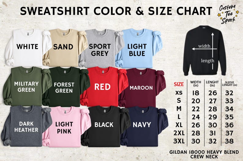 a long sleeved shirt with different colors and sizes