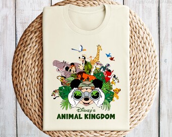 Disney Animal Kingdom Shirt, Disney Safari Tee, Cute Animal Shirt, Disney Couple Shirt, Mickey Mouse Shirt, Disney Trip Shirt, Nature Disney