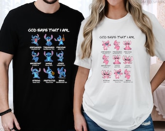 God Says That I Am Stitch Shirt, Disney Stitch Shirt, Disney God Says Shirt, Stitch Movies Shirt, Stitch Funny Saying Tee, Stitch Birthday