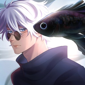 5x7 Print SatoSugu Gojo or Geto Jujutsu Kaisen (Both Gojo and Geto available)