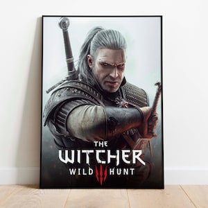 The Witcher 3: Wild Hunt | Game Room Decor | Wall Decor | Digital Print | Witcher 3 | Birthday Gift idea | Wall Art | Digital Download