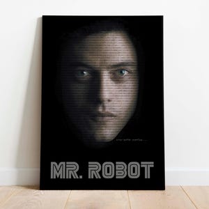 Mr. Robot Tv Series Poster | Style Home Decor | Tv Series Wall Art | Minimalist Art Poster | Digital Download | Printable Home Decor |