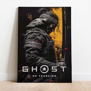 Ghost of Tsushima Poster | Game Poster | Game Print | Video Game Poster | Gaming Decor | Gaming Gifts | Video Game Print | Custom Poster