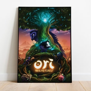 Ori and the Will of the Wisps Poster | Game Poster | Game Print | Gaming Decor | Gaming Gifts | Video Game Poster | Video Game Print |