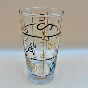 Vintage Culver drinking glass set ~ Gold & Black ~ Collectible Barware ~Retro Kitchen ~ Rare ~ Western brand design ~ set of 4