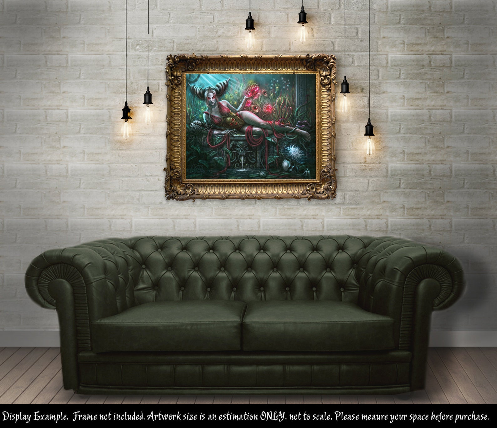 Canvas Art Print Scifi Fantasy Art Queen Ghome Evil Dark Etsy