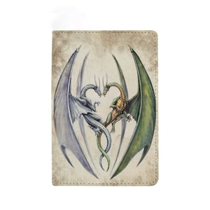 Dragons journal, dragon notebook, dragon gift, dragon book, Dragon diary, Faux Leathe  notebook, Gift for her, gift for him