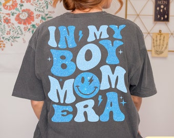 Comfort kleuren Boy Mom tijdperk T-shirt, Boy Mom T-shirt, cadeau voor moeder tijdperk cadeau, MAMA Tee, Boy Mom Tee, Moederdag shirt, Boy Mama tijdperk shirts