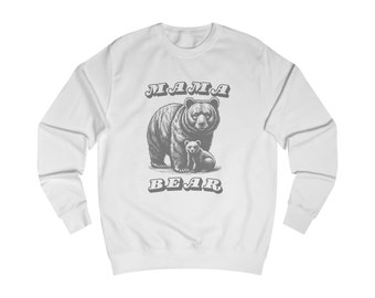 Unisex Sweatshirt Mama Bear with cub. Mother's Day Gift.