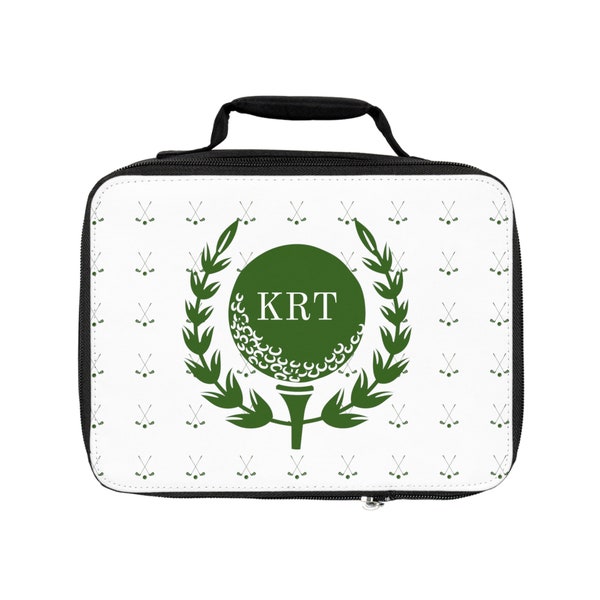 Lunch Bag, Mini Cooler Personalized, Monogram Lunch Tote! Perfect for Snacks and Beverages on the Golf Course! Father's Day Gift! Brotdose.