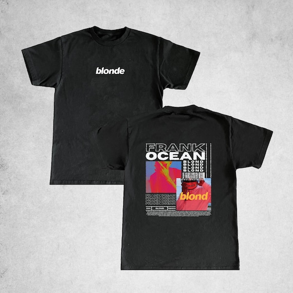 Frank Ocean blonded Tシャツ XL マーチ 黒 Frank Ocean BLONDED Shirt, Blonde Inspired, Two Sided Frank