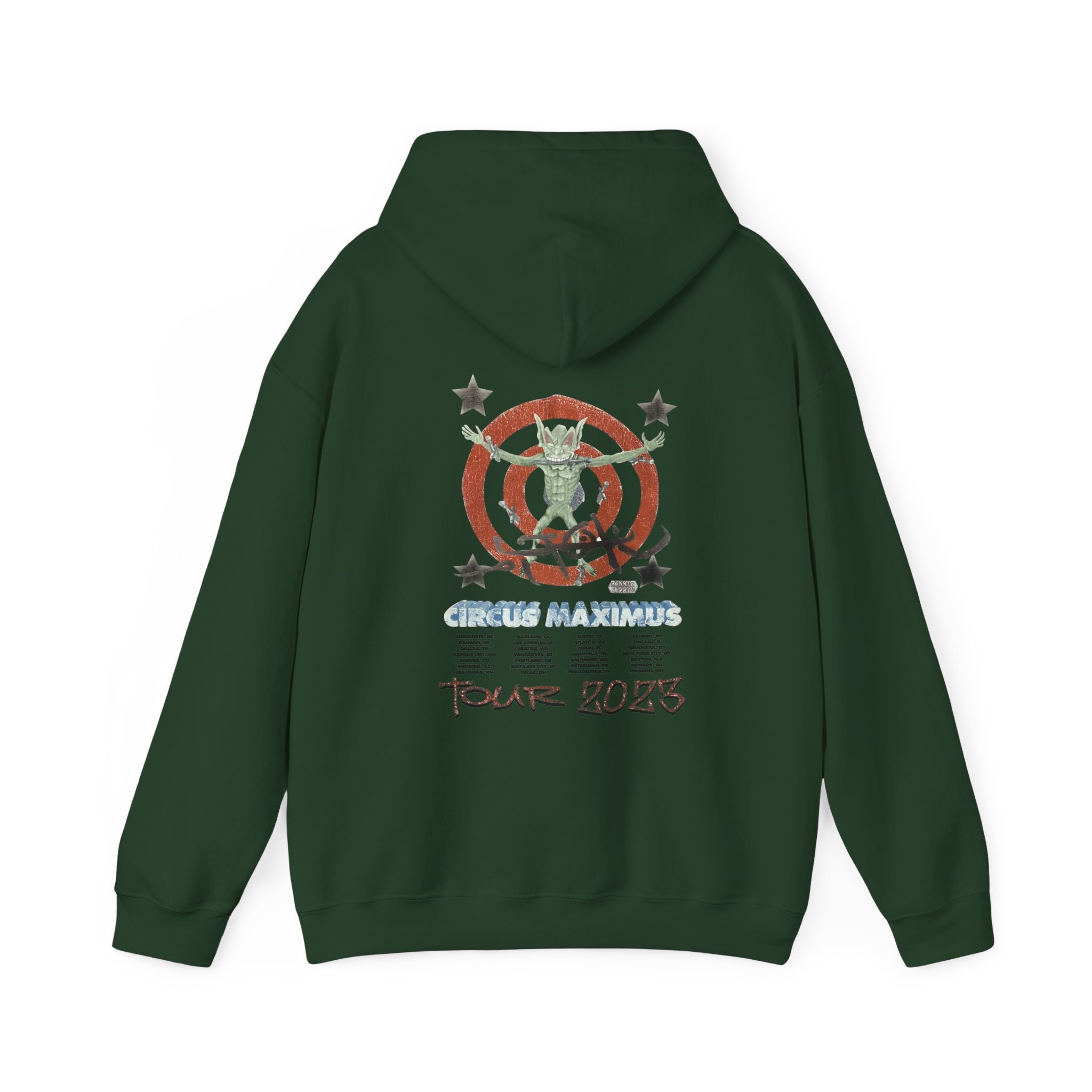Travis Scott Utopia Circus Maximus 2023 Tour Hoodie White
