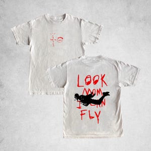 Travis Scott &#39;Look Mom I Can Fly&#39; T-Shirt - Cactus Jack Album Tee