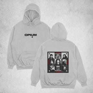 Sweat à capuche Playboi Carti Opium, produits dérivés Playboi Carti, sweat à capuche album d'opium, produits dérivés hiphop, Playboi Carti Opium, sweat à capuche Opium, sweat à capuche unisexe
