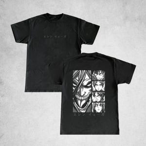 Attack on Titan Eren Shirt,  Attack on Titan Eren Anime Tee,  Fan Made Attack on Titan Iconic Shirt, Gift For Him, Her, Viral  Anime Shirt