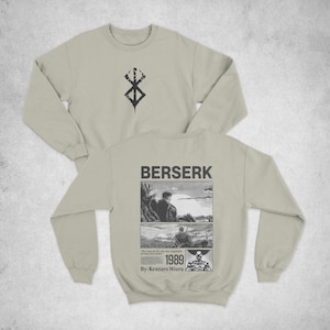 Berserk Anime Sweatshirt: Guts Graphic Crewneck