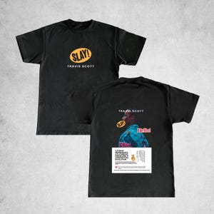 Travis Scott Utopia Slay Shirt, Utopia Album T-Shirt, Two Sided Travis Scott Utopia Shirt, Utopia Merch, Travis Scott Merch, Utopia Slay
