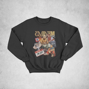 Sudadera Eminem The Real Slim Shady, Merchandising de Eminem, Sudadera unisex para adultos Eminem Rap God, Sudadera de inspiración vintage de Eminem