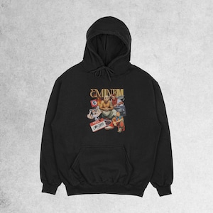 Sudadera con capucha Slim Shady de Eminem, merchandising de Eminem, sudadera unisex para adultos con el logo de Rap God de Eminem, sudadera con capucha vintage de Eminem