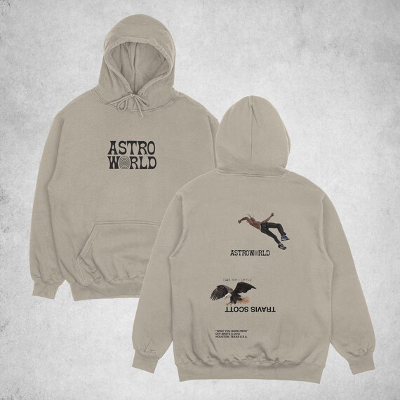 Sudadera con capucha de Travis Scott ASTROWORLD, merchandising de