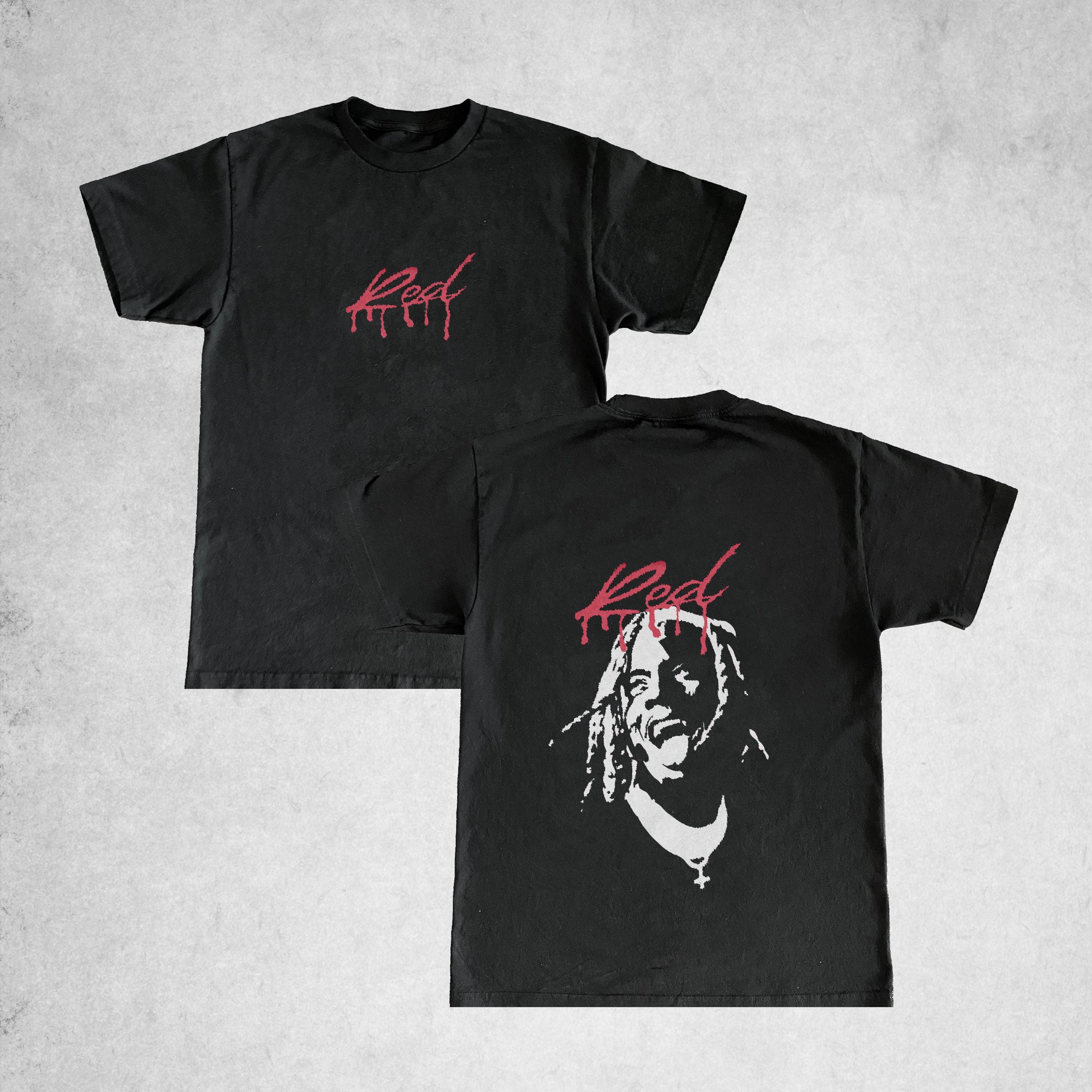 Playboi Carti Whole Lotta Red Tシャツ Playboi Carti WLR Tシャツ：Whole Lotta Redアルバムカバー、ユニ