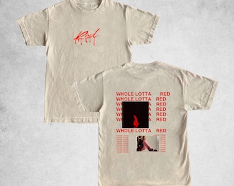 Playboi Carti &#39;Whole Lotta Red&#39; Shirt, Playboi Carti WLR T-shirt, Hiphop Merch, Playboi Carti Tee, Whole Lotta Red, WLR HipHop T-shirt