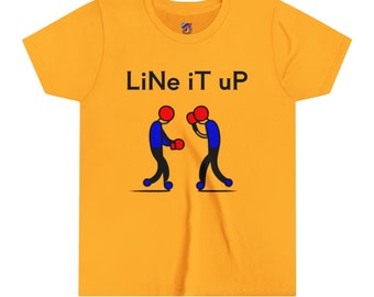Kid's LiNe iT uP by Munchies Tee