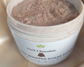 Biologische chocoladesuikerscrub: exfoliërende huidverzorging