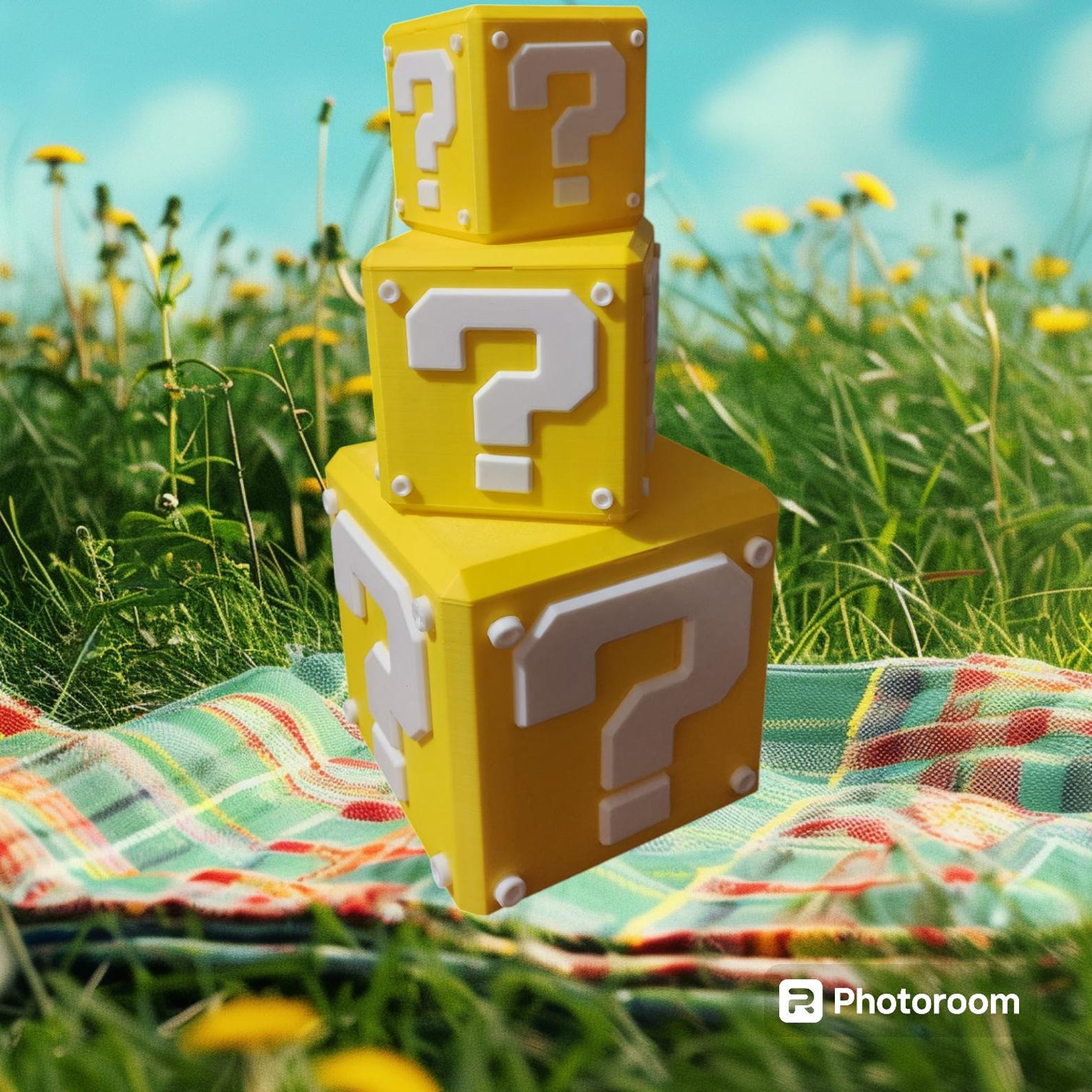 Super Question Mark Super Mario Question Mark Money Bank - Etsy