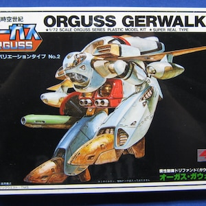 Orguss Gerwalk 1:72 Mecha Model Kit Imai Japan Vintage NIB Super Dimension Century Build It Yourself