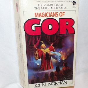 I maghi di Gor di John Norman pbk 1988 25° romanzo di Tarl Cabot schiavitù fantasy