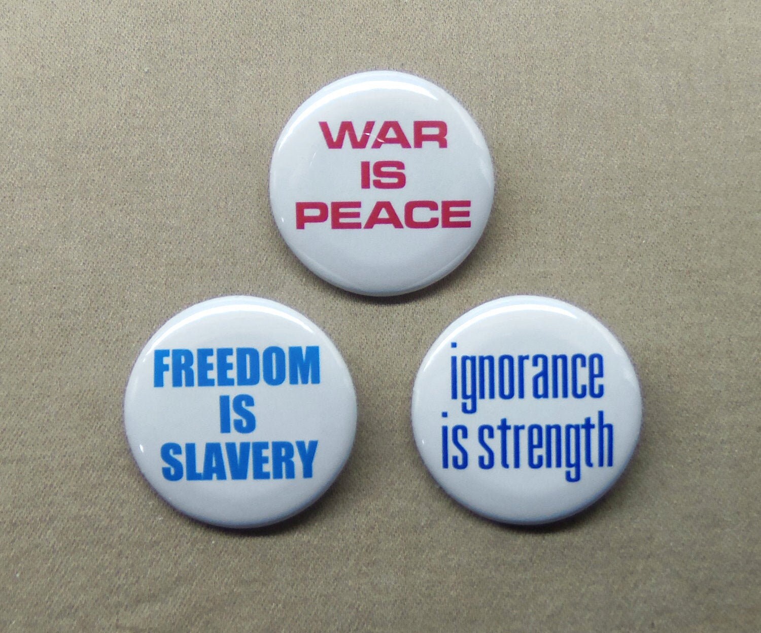 War Is Peace Freedom Is Slavery Ignorance Is Strength War Is Peace / Freedom Is Slavery / Ignorance Is Strength | Etsy