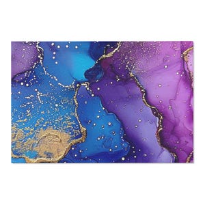 Elegant Abstract Area Rug, Luxurious Home Decor, Colorful Rug for Living Room, Artistic Floor Mat, Unique Gift for Housewarming