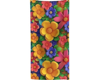 Serviette en polycoton Spring Bloom