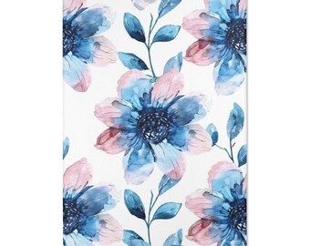 Floral Area Rug: Whimsical Bohemian Home Decor