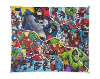 Superhero Collage Comforter