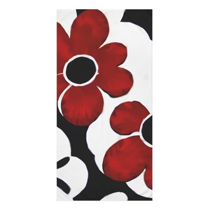 Floral Mink-Cotton Towel | Elegant Bath Accessory, Beach Towel, Gift for Her, Spa Must-Have, Summer Essential