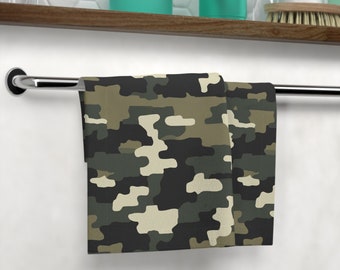 Serviette de toilette camouflage