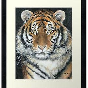 SONGHA Tiger by Carla Kurt signed print image 2